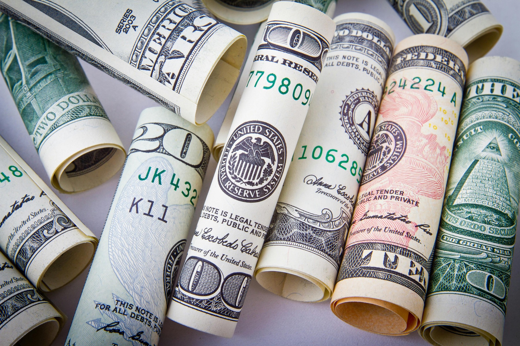 Financial planning documents and growth charts